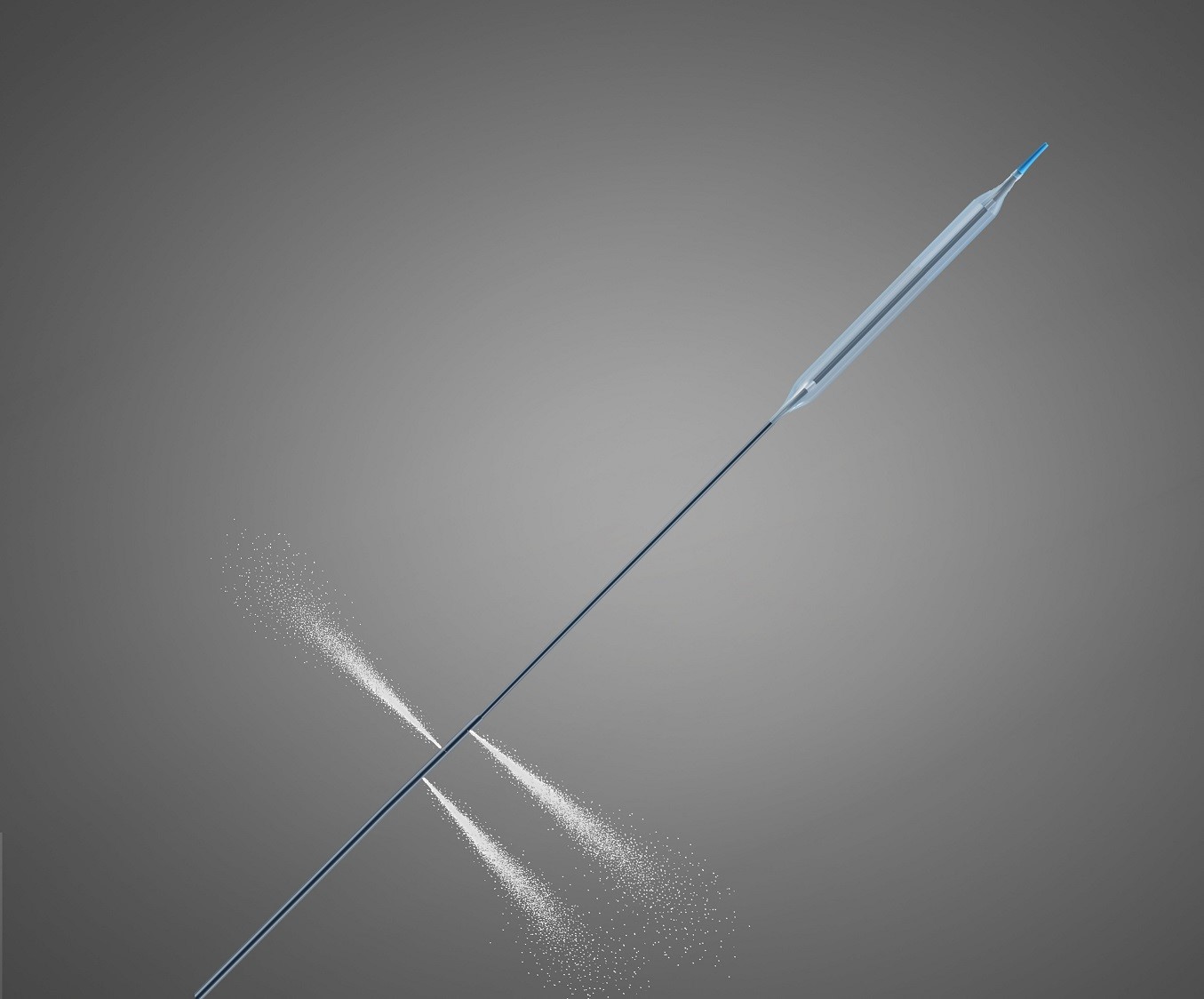 Injectable Angioplasty Balloon Catheter